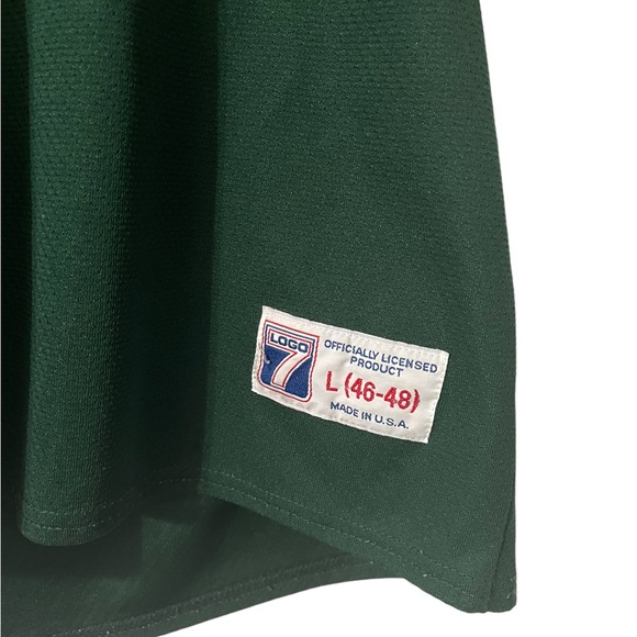 NFL Logo 7 Athletic Green Bay Packers Brett Favre 4 Jersey Large 46-48 - Picture 2 of 12